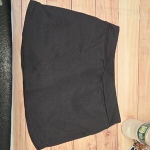 DSG Black Mini Skater Skirt for Work